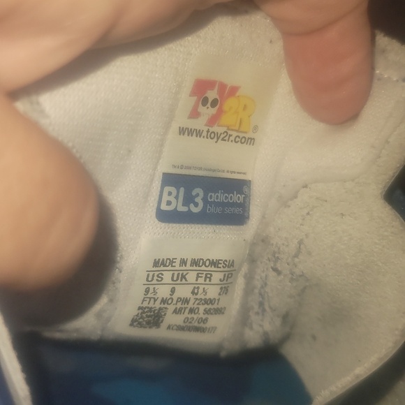 Adidas blue white century lo adicolor bl3 562892 trainers 9.5 athletic shoes nwo main image 8